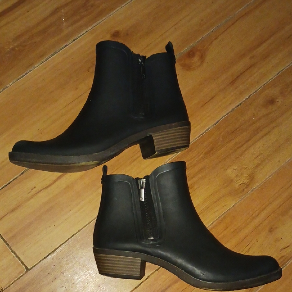 Lucky Brand Black Ankle Boots